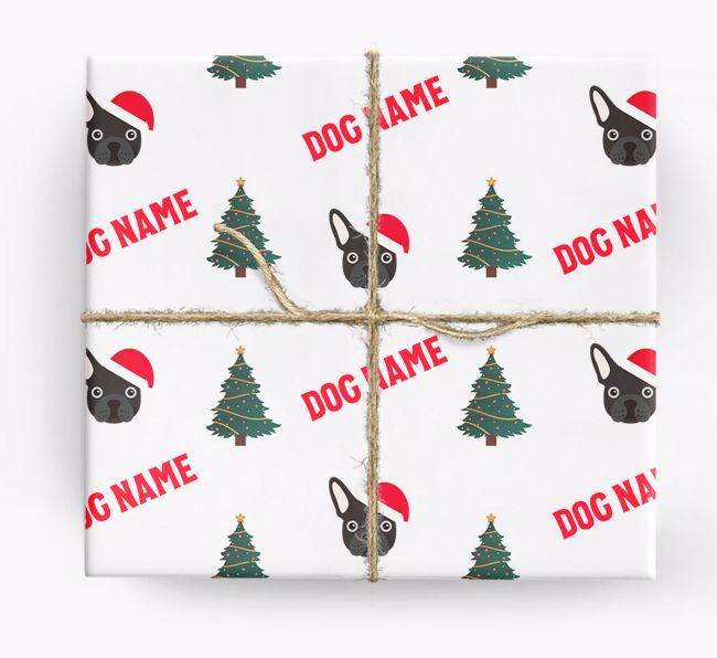 Icons & Trees: Personalised {breedFullName} Wrapping Paper